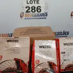 LOTE 286 - 04 – JOGO DE PASTILHAS AUTOMOTIVAS DIVERSOS (NO ESTADO, NÃO SABEMOS SE FUNCIONA. LEILÃO NÃO TEM GARANTIA E NEM DEVOLUÇÃO, SUJEITO A POSSÍVEIS AVARIAS VISÍVEIS/OCULTAS E/OU AUSÊNCIA DE COMPONENTES)