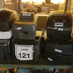 LOTE 121 - 01 CPU, 02 IMPRESSORAS DE ETIQUETAS, 02 RELÓGIOS DE PONTO E 01 APARELHO DE FAX. (NO ESTADO) ATENÇÃO! FAZER A VISITAÇÃO ANTES DE ARREMATAR, NÃO SABEMOS SE FUNCIONA. LEILÃO NÃO TEM GARANTIA E NEM DEVOLUÇÃO, SUJEITO A POSSÍVEIS AVARIAS VISÍVEIS/OCULTAS E/OU AUSÊNCIA DE COMPONENTES.