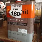 LOTE 180 - 01 LATA DE TINTA SUVINIL EFEITO RUSTICO TEXTURIZADO PRETO 25KG. (NO ESTADO) ATENÇÃO! FAZER A VISITAÇÃO ANTES DE ARREMATAR, NÃO SABEMOS SE FUNCIONA. LEILÃO NÃO TEM GARANTIA E NEM DEVOLUÇÃO, SUJEITO A POSSÍVEIS AVARIAS VISÍVEIS/OCULTAS E/OU AUSÊNCIA DE COMPONENTES.