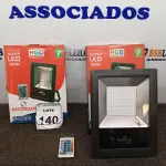 LOTE 140 - 02 REFLETORES DECORLED SUPERLED 220V 50W RGB PT – DECORLUX NOVO. (NO ESTADO) ATENÇÃO! FAZER A VISITAÇÃO ANTES DE ARREMATAR, NÃO SABEMOS SE FUNCIONA. LEILÃO NÃO TEM GARANTIA E NEM DEVOLUÇÃO, SUJEITO A POSSÍVEIS AVARIAS VISÍVEIS/OCULTAS E/OU AUSÊNCIA DE COMPONENTES.