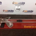 LOTE 193 - 01 CORTADOR DE PISO TEC 50 50CM CORTAG.  (NO ESTADO) ATENÇÃO! FAZER A VISITAÇÃO ANTES DE ARREMATAR, NÃO SABEMOS SE FUNCIONA. LEILÃO NÃO TEM GARANTIA E NEM DEVOLUÇÃO, SUJEITO A POSSÍVEIS AVARIAS VISÍVEIS/OCULTAS E/OU AUSÊNCIA DE COMPONENTES.
