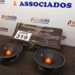 LOTE 319 - 01 - PAR DE ALTO FALANTE ZETTA AUDIO (NO ESTADO, NÃO SABEMOS SE FUNCIONA. LEILÃO NÃO TEM GARANTIA E NEM DEVOLUÇÃO, SUJEITO A POSSÍVEIS AVARIAS VISÍVEIS/OCULTAS E/OU AUSÊNCIA DE COMPONENTES)