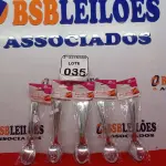 LOTE 035 - 05 KITS DE COLHERES COM 06 PEÇAS CADA. (NO ESTADO) ATENÇÃO! FAZER A VISITAÇÃO ANTES DE ARREMATAR, NÃO SABEMOS SE FUNCIONA. LEILÃO NÃO TEM GARANTIA E NEM DEVOLUÇÃO, SUJEITO A POSSÍVEIS AVARIAS VISÍVEIS/OCULTAS E/OU AUSÊNCIA DE COMPONENTES.