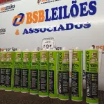 LOTE 101 - 12 CARTUCHOS DE SILICONE ACÉTICO MULTIUSO UNIPEGA DE 280ML CADA. (NO ESTADO) ATENÇÃO! FAZER A VISITAÇÃO ANTES DE ARREMATAR, NÃO SABEMOS SE FUNCIONA. LEILÃO NÃO TEM GARANTIA E NEM DEVOLUÇÃO, SUJEITO A POSSÍVEIS AVARIAS VISÍVEIS/OCULTAS E/OU AUSÊNCIA DE COMPONENTES.