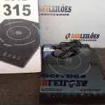 LOTE 315 - 01 - COOKTOP DE INDUÇÃO BCT01P BRITÂNIA 220VOLTS (NO ESTADO, NÃO SABEMOS SE FUNCIONA. LEILÃO NÃO TEM GARANTIA E NEM DEVOLUÇÃO, SUJEITO A POSSÍVEIS AVARIAS VISÍVEIS/OCULTAS E/OU AUSÊNCIA DE COMPONENTES)