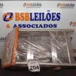 LOTE 204 - 01 BANCO ESCADA DE ALUMÍNIO MARCA BTF. (NO ESTADO) ATENÇÃO! FAZER A VISITAÇÃO ANTES DE ARREMATAR, NÃO SABEMOS SE FUNCIONA. LEILÃO NÃO TEM GARANTIA E NEM DEVOLUÇÃO, SUJEITO A POSSÍVEIS AVARIAS VISÍVEIS/OCULTAS E/OU AUSÊNCIA DE COMPONENTES.