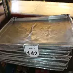 LOTE 142 - 11 FORMAS DE ALUMÍNIO TAMANHOS DIVERSOS. (NO ESTADO) ATENÇÃO! FAZER A VISITAÇÃO ANTES DE ARREMATAR, NÃO SABEMOS SE FUNCIONA. LEILÃO NÃO TEM GARANTIA E NEM DEVOLUÇÃO, SUJEITO A POSSÍVEIS AVARIAS VISÍVEIS/OCULTAS E/OU AUSÊNCIA DE COMPONENTES.