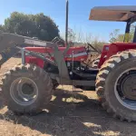 LOTE 008 - 01 TRATOR MF 292 4X4, ANO 1993, MOTOR, BOMBA, BICOS INJETORES FEITO, CAIXA DE CÂMBIO REVISADA ESTA COM APENAS 10 HORAS DE USO APÓS TER SIDO FEITO, CONJUNTO FRONTAL BALDAN ANO 2016 (NO ESTADO)