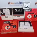 LOTE 020 - 05 FITAS PARA GRAVADOR DE ROLO. (NO ESTADO) ATENÇÃO! FAZER A VISITAÇÃO ANTES DE ARREMATAR, NÃO SABEMOS SE FUNCIONA. LEILÃO NÃO TEM GARANTIA E NEM DEVOLUÇÃO, SUJEITO A POSSÍVEIS AVARIAS VISÍVEIS/OCULTAS E/OU AUSÊNCIA DE COMPONENTES.