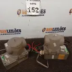 LOTE 152 - 02 AQUECEDORES PARA BANHEIRA. (NO ESTADO) ATENÇÃO! FAZER A VISITAÇÃO ANTES DE ARREMATAR, NÃO SABEMOS SE FUNCIONA. LEILÃO NÃO TEM GARANTIA E NEM DEVOLUÇÃO, SUJEITO A POSSÍVEIS AVARIAS VISÍVEIS/OCULTAS E/OU AUSÊNCIA DE COMPONENTES.
