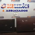 LOTE 321 - 02 NOTEBOOKS TAMANHOS DIVERSOS MARCA HP. (NO ESTADO) ATENÇÃO! FAZER A VISITAÇÃO ANTES DE ARREMATAR, NÃO SABEMOS SE FUNCIONA. LEILÃO NÃO TEM GARANTIA E NEM DEVOLUÇÃO, SUJEITO A POSSÍVEIS AVARIAS VISÍVEIS/OCULTAS E/OU AUSÊNCIA DE COMPONENTES.