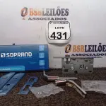 LOTE 431 - 02 FECHADURAS POPLINE ALAVANCA CR SOPRANO (NO ESTADO) ATENÇÃO! FAZER A VISITAÇÃO ANTES DE ARREMATAR, NÃO SABEMOS SE FUNCIONA. LEILÃO NÃO TEM GARANTIA E NEM DEVOLUÇÃO, SUJEITO A POSSÍVEIS AVARIAS VISÍVEIS/OCULTAS E/OU AUSÊNCIA DE COMPONENTES.