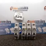 LOTE 429 - 02 CAIXAS DE MINI DISJUNTORES SOPRANO MODELO SHB GILL, 01 POLO, CONTÉM 12 UNIDADES EM CADA CAIXA. (NO ESTADO) ATENÇÃO! FAZER A VISITAÇÃO ANTES DE ARREMATAR, NÃO SABEMOS SE FUNCIONA. LEILÃO NÃO TEM GARANTIA E NEM DEVOLUÇÃO, SUJEITO A POSSÍVEIS AVARIAS VISÍVEIS/OCULTAS E/OU AUSÊNCIA DE COMPONENTES.