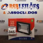 LOTE 345 - 01 REFLETOR DECORLED SUPERLED 220V 150W LUZ BRANCA DECORLUX NOVO (NO ESTADO) ATENÇÃO! FAZER A VISITAÇÃO ANTES DE ARREMATAR, NÃO SABEMOS SE FUNCIONA. LEILÃO NÃO TEM GARANTIA E NEM DEVOLUÇÃO, SUJEITO A POSSÍVEIS AVARIAS VISÍVEIS/OCULTAS E/OU AUSÊNCIA DE COMPONENTES.
