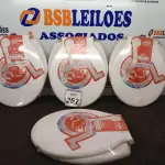 LOTE 257 - 04 ASSENTOS SAN ESP C/TAMPA P/CADEIRA BANHO DURIN. (NO ESTADO) ATENÇÃO! FAZER A VISITAÇÃO ANTES DE ARREMATAR, NÃO SABEMOS SE FUNCIONA. LEILÃO NÃO TEM GARANTIA E NEM DEVOLUÇÃO, SUJEITO A POSSÍVEIS AVARIAS VISÍVEIS/OCULTAS E/OU AUSÊNCIA DE COMPONENTES.