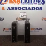 LOTE 467 - 02 MINI CPUS HP. (NO ESTADO) ATENÇÃO! FAZER A VISITAÇÃO ANTES DE ARREMATAR, NÃO SABEMOS SE FUNCIONA. LEILÃO NÃO TEM GARANTIA E NEM DEVOLUÇÃO, SUJEITO A POSSÍVEIS AVARIAS VISÍVEIS/OCULTAS E/OU AUSÊNCIA DE COMPONENTES.