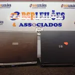 LOTE 309 - 02 NOTEBOOKS MARCA HP E AMAZON. (NO ESTADO) ATENÇÃO! FAZER A VISITAÇÃO ANTES DE ARREMATAR, NÃO SABEMOS SE FUNCIONA. LEILÃO NÃO TEM GARANTIA E NEM DEVOLUÇÃO, SUJEITO A POSSÍVEIS AVARIAS VISÍVEIS/OCULTAS E/OU AUSÊNCIA DE COMPONENTES.