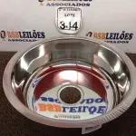 LOTE 344 - 01 CUBA INOX N32 AÇO 430 32X14 FABRINOX (NO ESTADO) ATENÇÃO! FAZER A VISITAÇÃO ANTES DE ARREMATAR, NÃO SABEMOS SE FUNCIONA. LEILÃO NÃO TEM GARANTIA E NEM DEVOLUÇÃO, SUJEITO A POSSÍVEIS AVARIAS VISÍVEIS/OCULTAS E/OU AUSÊNCIA DE COMPONENTES.