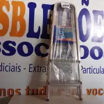 LOTE 353 - 01 ESCADA ALUMINIO 03 DEGRAUS PRIMA SBA.(NO ESTADO) ATENÇÃO! FAZER A VISITAÇÃO ANTES DE ARREMATAR, NÃO SABEMOS SE FUNCIONA. LEILÃO NÃO TEM GARANTIA E NEM DEVOLUÇÃO, SUJEITO A POSSÍVEIS AVARIAS VISÍVEIS/OCULTAS E/OU AUSÊNCIA DE COMPONENTES.