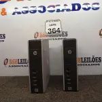 LOTE 364 - 02 MINI CPUS HP. (NO ESTADO) ATENÇÃO! FAZER A VISITAÇÃO ANTES DE ARREMATAR, NÃO SABEMOS SE FUNCIONA. LEILÃO NÃO TEM GARANTIA E NEM DEVOLUÇÃO, SUJEITO A POSSÍVEIS AVARIAS VISÍVEIS/OCULTAS E/OU AUSÊNCIA DE COMPONENTES.