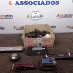LOTE 405 - 01 LOTE COM ELETRÔNICOS DIVERSOS. (NO ESTADO) ATENÇÃO! FAZER A VISITAÇÃO ANTES DE ARREMATAR, NÃO SABEMOS SE FUNCIONA. LEILÃO NÃO TEM GARANTIA E NEM DEVOLUÇÃO, SUJEITO A POSSÍVEIS AVARIAS VISÍVEIS/OCULTAS E/OU AUSÊNCIA DE COMPONENTES.
