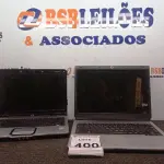 LOTE 400 - 01 NOTEBOOK MARCA HP, 01 NOTEBOOK POSITIVO PARA A RETIRADA DE PEÇAS. (NO ESTADO) ATENÇÃO! FAZER A VISITAÇÃO ANTES DE ARREMATAR, NÃO SABEMOS SE FUNCIONA. LEILÃO NÃO TEM GARANTIA E NEM DEVOLUÇÃO, SUJEITO A POSSÍVEIS AVARIAS VISÍVEIS/OCULTAS E/OU AUSÊNCIA DE COMPONENTES.