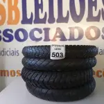 LOTE 503 - 04 PNEUS DE MOTO USADOS DE NUMERAÇÕES DIVERSAS. (NO ESTADO) ATENÇÃO! FAZER A VISITAÇÃO ANTES DE ARREMATAR, NÃO SABEMOS SE FUNCIONA. LEILÃO NÃO TEM GARANTIA E NEM DEVOLUÇÃO, SUJEITO A POSSÍVEIS AVARIAS VISÍVEIS/OCULTAS E/OU AUSÊNCIA DE COMPONENTES.
