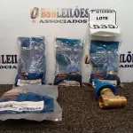 LOTE 535 - 05 BASES REGISTRO PRESSÃO 1/2 TIGRE. (NO ESTADO) ATENÇÃO! FAZER A VISITAÇÃO ANTES DE ARREMATAR, NÃO SABEMOS SE FUNCIONA. LEILÃO NÃO TEM GARANTIA E NEM DEVOLUÇÃO, SUJEITO A POSSÍVEIS AVARIAS VISÍVEIS/OCULTAS E/OU AUSÊNCIA DE COMPONENTES.