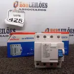 LOTE 425 - 03 CAIXAS DE INTERRUPTOR DECORLUX RESIDUAL DR TETRAPOLAR, CONTÉM 01 UNIDADE EM CADA CAIXA. (NO ESTADO) ATENÇÃO! FAZER A VISITAÇÃO ANTES DE ARREMATAR, NÃO SABEMOS SE FUNCIONA. LEILÃO NÃO TEM GARANTIA E NEM DEVOLUÇÃO, SUJEITO A POSSÍVEIS AVARIAS VISÍVEIS/OCULTAS E/OU AUSÊNCIA DE COMPONENTES.