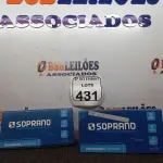LOTE 431 - 02 FECHADURAS POPLINE ALAVANCA CR SOPRANO (NO ESTADO) ATENÇÃO! FAZER A VISITAÇÃO ANTES DE ARREMATAR, NÃO SABEMOS SE FUNCIONA. LEILÃO NÃO TEM GARANTIA E NEM DEVOLUÇÃO, SUJEITO A POSSÍVEIS AVARIAS VISÍVEIS/OCULTAS E/OU AUSÊNCIA DE COMPONENTES.