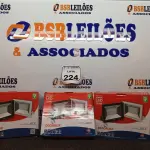 LOTE 224 - 03 REFLETORES SUPER LED 100-240V 50W LUZ BRANCA – DECORLUX NOVO. (NO ESTADO) ATENÇÃO! FAZER A VISITAÇÃO ANTES DE ARREMATAR, NÃO SABEMOS SE FUNCIONA. LEILÃO NÃO TEM GARANTIA E NEM DEVOLUÇÃO, SUJEITO A POSSÍVEIS AVARIAS VISÍVEIS/OCULTAS E/OU AUSÊNCIA DE COMPONENTES.