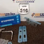 LOTE 516 - 02 FECHADURAS POPLINE ALAVANCA CR SOPRANO (NO ESTADO) ATENÇÃO! FAZER A VISITAÇÃO ANTES DE ARREMATAR, NÃO SABEMOS SE FUNCIONA. LEILÃO NÃO TEM GARANTIA E NEM DEVOLUÇÃO, SUJEITO A POSSÍVEIS AVARIAS VISÍVEIS/OCULTAS E/OU AUSÊNCIA DE COMPONENTES.