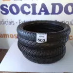 LOTE 503 - 04 PNEUS DE MOTO USADOS DE NUMERAÇÕES DIVERSAS. (NO ESTADO) ATENÇÃO! FAZER A VISITAÇÃO ANTES DE ARREMATAR, NÃO SABEMOS SE FUNCIONA. LEILÃO NÃO TEM GARANTIA E NEM DEVOLUÇÃO, SUJEITO A POSSÍVEIS AVARIAS VISÍVEIS/OCULTAS E/OU AUSÊNCIA DE COMPONENTES.