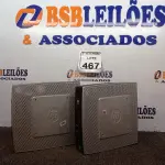 LOTE 467 - 02 MINI CPUS HP. (NO ESTADO) ATENÇÃO! FAZER A VISITAÇÃO ANTES DE ARREMATAR, NÃO SABEMOS SE FUNCIONA. LEILÃO NÃO TEM GARANTIA E NEM DEVOLUÇÃO, SUJEITO A POSSÍVEIS AVARIAS VISÍVEIS/OCULTAS E/OU AUSÊNCIA DE COMPONENTES.