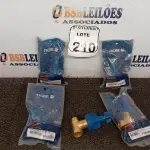 LOTE 210 - 05 BASES REGISTRO PRESSAO 1/2 TIGRE. (NO ESTADO) ATENÇÃO! FAZER A VISITAÇÃO ANTES DE ARREMATAR, NÃO SABEMOS SE FUNCIONA. LEILÃO NÃO TEM GARANTIA E NEM DEVOLUÇÃO, SUJEITO A POSSÍVEIS AVARIAS VISÍVEIS/OCULTAS E/OU AUSÊNCIA DE COMPONENTES.