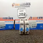 LOTE 382 - 02 CAIXAS DE MINI DISJUNTORES DECORLUX MODELO DZ47-63, CONTÉM 12 UNIDADES EM CADA CAIXA. (NO ESTADO) ATENÇÃO! FAZER A VISITAÇÃO ANTES DE ARREMATAR, NÃO SABEMOS SE FUNCIONA. LEILÃO NÃO TEM GARANTIA E NEM DEVOLUÇÃO, SUJEITO A POSSÍVEIS AVARIAS VISÍVEIS/OCULTAS E/OU AUSÊNCIA DE COMPONENTES.