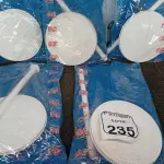LOTE 235 - 03 CHUVEIROS C/BRAÇO 8" DE 1/2" PVC BR HERC. (NO ESTADO) ATENÇÃO! FAZER A VISITAÇÃO ANTES DE ARREMATAR, NÃO SABEMOS SE FUNCIONA. LEILÃO NÃO TEM GARANTIA E NEM DEVOLUÇÃO, SUJEITO A POSSÍVEIS AVARIAS VISÍVEIS/OCULTAS E/OU AUSÊNCIA DE COMPONENTES.