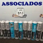 LOTE 513 - 12 SELANTES VEDA CALHAS 280ML CADA E 09 ADESIVOS E SELADORES MARCA UNIPEGA 280ML CADA (NO ESTADO) ATENÇÃO! FAZER A VISITAÇÃO ANTES DE ARREMATAR, NÃO SABEMOS SE FUNCIONA. LEILÃO NÃO TEM GARANTIA E NEM DEVOLUÇÃO, SUJEITO A POSSÍVEIS AVARIAS VISÍVEIS/OCULTAS E/OU AUSÊNCIA DE COMPONENTES.
