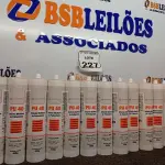 LOTE 227 - 12 SELANTES MULTIUSO DE POLIURETANO PU40 400G CADA. (NO ESTADO) ATENÇÃO! FAZER A VISITAÇÃO ANTES DE ARREMATAR, NÃO SABEMOS SE FUNCIONA. LEILÃO NÃO TEM GARANTIA E NEM DEVOLUÇÃO, SUJEITO A POSSÍVEIS AVARIAS VISÍVEIS/OCULTAS E/OU AUSÊNCIA DE COMPONENTES.