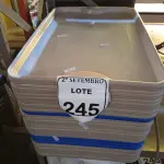 LOTE 245 - 01 LOTE COM DIVERSAS BANDEJAS, APROXIMADAMENTE 40. (NO ESTADO) ATENÇÃO! FAZER A VISITAÇÃO ANTES DE ARREMATAR, NÃO SABEMOS SE FUNCIONA. LEILÃO NÃO TEM GARANTIA E NEM DEVOLUÇÃO, SUJEITO A POSSÍVEIS AVARIAS VISÍVEIS/OCULTAS E/OU AUSÊNCIA DE COMPONENTES.
