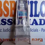LOTE 435 - 01 ESCADA ALUMINIO 03 DEGRAUS PRIMA SBA.(NO ESTADO) ATENÇÃO! FAZER A VISITAÇÃO ANTES DE ARREMATAR, NÃO SABEMOS SE FUNCIONA. LEILÃO NÃO TEM GARANTIA E NEM DEVOLUÇÃO, SUJEITO A POSSÍVEIS AVARIAS VISÍVEIS/OCULTAS E/OU AUSÊNCIA DE COMPONENTES.