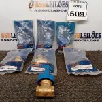 LOTE 509 - 07 BASES REGISTRO PRESSÃO 1/2 TIGRE. (NO ESTADO) ATENÇÃO! FAZER A VISITAÇÃO ANTES DE ARREMATAR, NÃO SABEMOS SE FUNCIONA. LEILÃO NÃO TEM GARANTIA E NEM DEVOLUÇÃO, SUJEITO A POSSÍVEIS AVARIAS VISÍVEIS/OCULTAS E/OU AUSÊNCIA DE COMPONENTES.