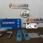 LOTE 234 - 02 FECHADURAS POPLINE ALAVANCA CR SOPRANO (NO ESTADO) ATENÇÃO! FAZER A VISITAÇÃO ANTES DE ARREMATAR, NÃO SABEMOS SE FUNCIONA. LEILÃO NÃO TEM GARANTIA E NEM DEVOLUÇÃO, SUJEITO A POSSÍVEIS AVARIAS VISÍVEIS/OCULTAS E/OU AUSÊNCIA DE COMPONENTES.