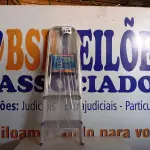 LOTE 378 - 01 ESCADA ALUMÍNIO 03 DEGRAUS PRIMA SBA.(NO ESTADO) ATENÇÃO! FAZER A VISITAÇÃO ANTES DE ARREMATAR, NÃO SABEMOS SE FUNCIONA. LEILÃO NÃO TEM GARANTIA E NEM DEVOLUÇÃO, SUJEITO A POSSÍVEIS AVARIAS VISÍVEIS/OCULTAS E/OU AUSÊNCIA DE COMPONENTES.