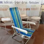 LOTE 474 - 03 CADEIRAS DE FERRO E 01 DOBRÁVEL. (NO ESTADO) ATENÇÃO! FAZER A VISITAÇÃO ANTES DE ARREMATAR, NÃO SABEMOS SE FUNCIONA. LEILÃO NÃO TEM GARANTIA E NEM DEVOLUÇÃO, SUJEITO A POSSÍVEIS AVARIAS VISÍVEIS/OCULTAS E/OU AUSÊNCIA DE COMPONENTES.