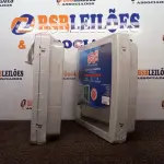LOTE 485 - 02 ARMÁRIOS PLAST EMB 34X37X10CM CINZA HERC. (NO ESTADO) ATENÇÃO! FAZER A VISITAÇÃO ANTES DE ARREMATAR, NÃO SABEMOS SE FUNCIONA. LEILÃO NÃO TEM GARANTIA E NEM DEVOLUÇÃO, SUJEITO A POSSÍVEIS AVARIAS VISÍVEIS/OCULTAS E/OU AUSÊNCIA DE COMPONENTES.
