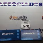 LOTE 470 - 02 FECHADURAS POPLINE ALAVANCA CR SOPRANO (NO ESTADO) ATENÇÃO! FAZER A VISITAÇÃO ANTES DE ARREMATAR, NÃO SABEMOS SE FUNCIONA. LEILÃO NÃO TEM GARANTIA E NEM DEVOLUÇÃO, SUJEITO A POSSÍVEIS AVARIAS VISÍVEIS/OCULTAS E/OU AUSÊNCIA DE COMPONENTES.