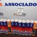 LOTE 478 - 09 CARTUCHOS DE SILICONE ACÉTICO MULTIUSO POLYFORT DE 250G CADA E 03 SACHES ADESIVOS E SELADORES MARCA UNIPEGA 600ML CADA.  (NO ESTADO) ATENÇÃO! FAZER A VISITAÇÃO ANTES DE ARREMATAR, NÃO SABEMOS SE FUNCIONA. LEILÃO NÃO TEM GARANTIA E NEM DEVOLUÇÃO, SUJEITO A POSSÍVEIS AVARIAS VISÍVEIS/OCULTAS E/OU AUSÊNCIA DE COMPONENTES.