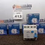 LOTE 413 - 03 CAIXAS DE INTERRUPTOR SOPRANO DIFERENCIAL DRS-L 4 POLOS, CONTÉM 01 UNIDADE EM CADA CAIXA. (NO ESTADO) ATENÇÃO! FAZER A VISITAÇÃO ANTES DE ARREMATAR, NÃO SABEMOS SE FUNCIONA. LEILÃO NÃO TEM GARANTIA E NEM DEVOLUÇÃO, SUJEITO A POSSÍVEIS AVARIAS VISÍVEIS/OCULTAS E/OU AUSÊNCIA DE COMPONENTES.