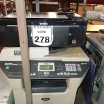 LOTE 278 - 02 IMPRESSORAS SENDO UMA MULTIFUNCIONAL MARCA BROTHER MODELO 8065DN E UMA EPSON. (NO ESTADO) ATENÇÃO! FAZER A VISITAÇÃO ANTES DE ARREMATAR, NÃO SABEMOS SE FUNCIONA. LEILÃO NÃO TEM GARANTIA E NEM DEVOLUÇÃO, SUJEITO A POSSÍVEIS AVARIAS VISÍVEIS/OCULTAS E/OU AUSÊNCIA DE COMPONENTES.